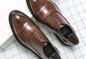 Formal Leather Oxford Cap-Toes men’s