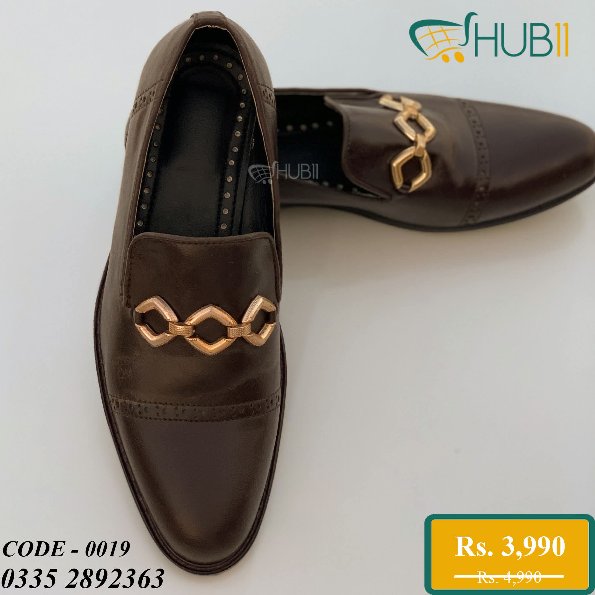 0019 Code loafers shoes mens