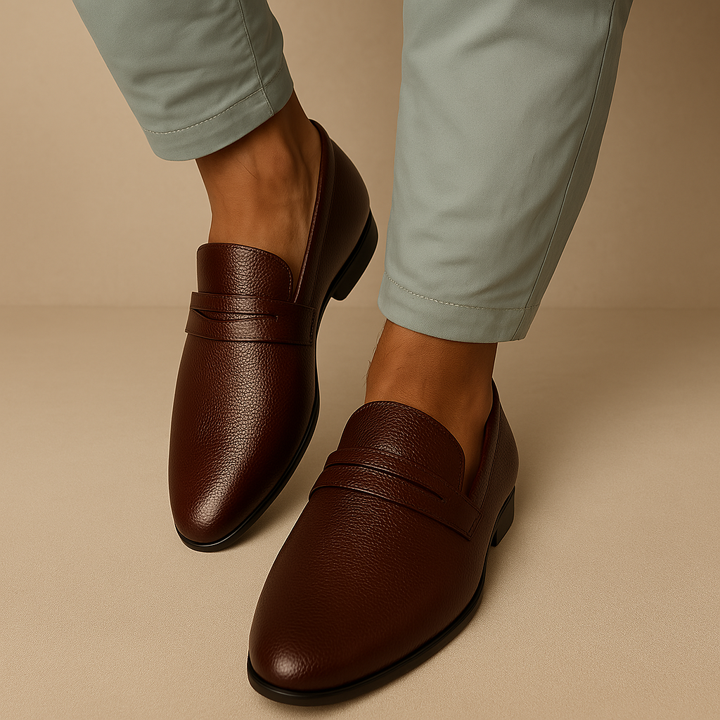 Durable Synthetic Leather, Handmade Men’s Shoes