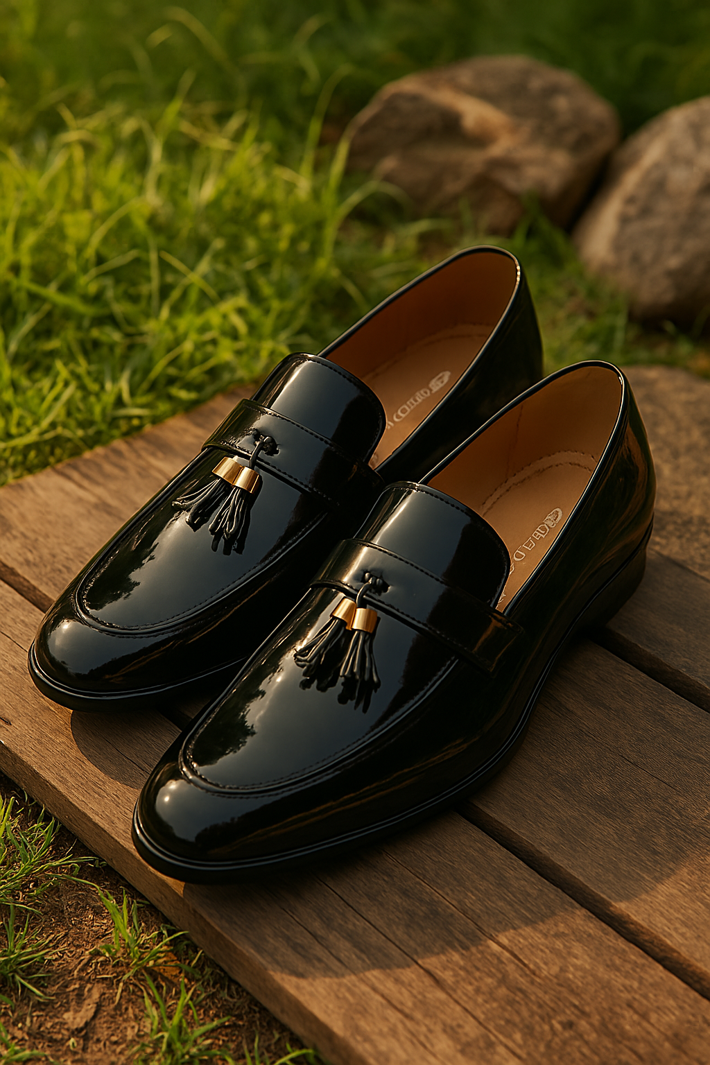 Durable Synthetic Leather, Handmade Men’s Shoes