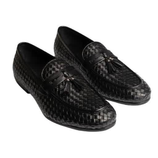Mens loafer leather shoes