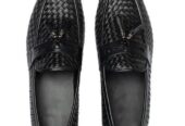 Mens loafer leather shoes