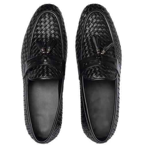 Mens loafer leather shoes