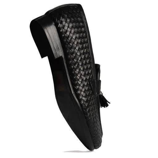 Mens loafer leather shoes