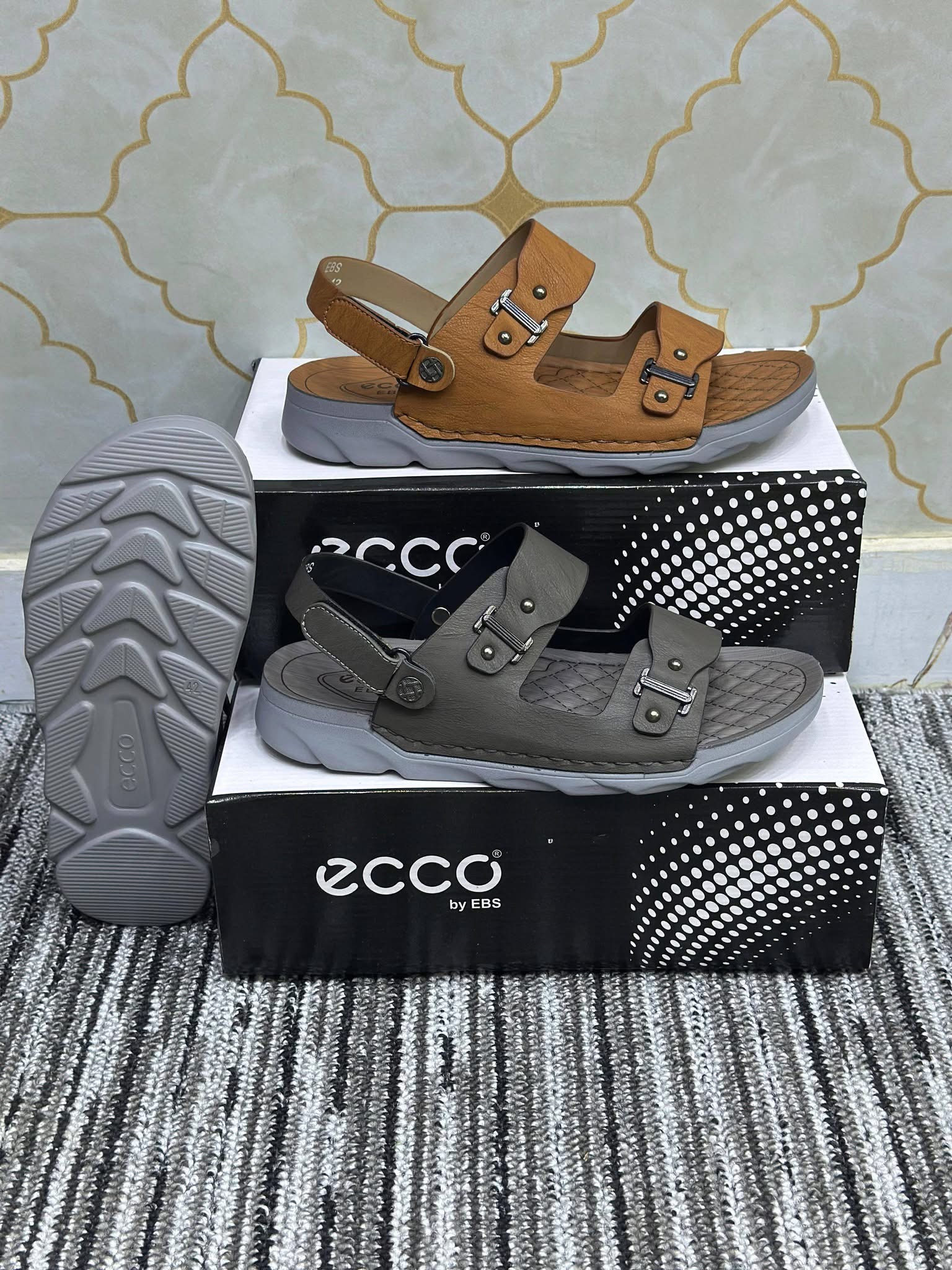 Mens branded sandals