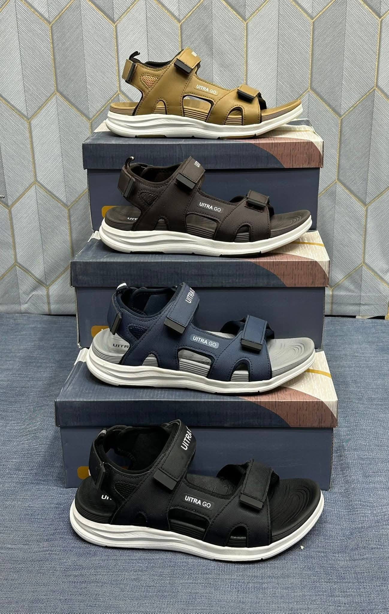 Mens branded sandals