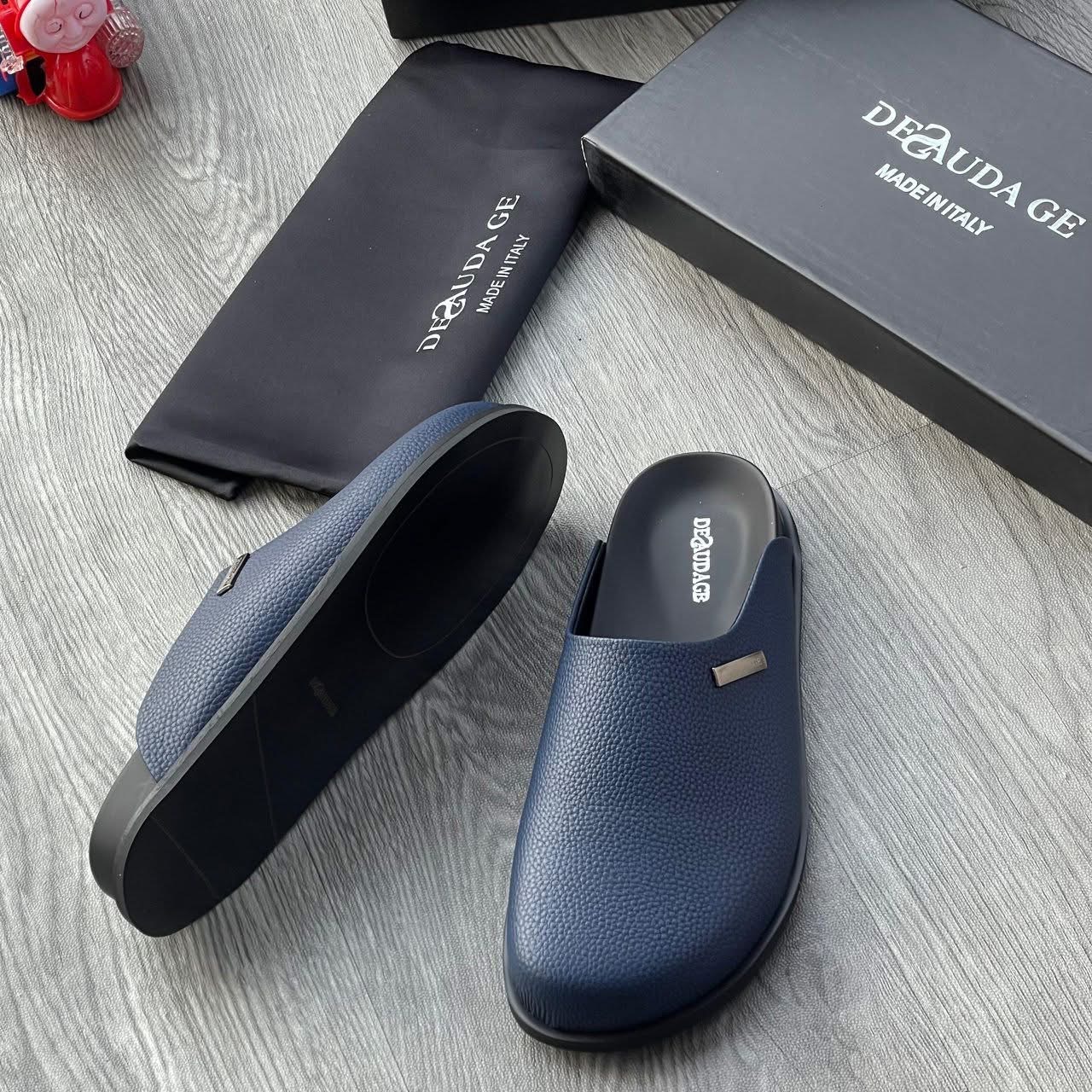 Mens slip – on sandals