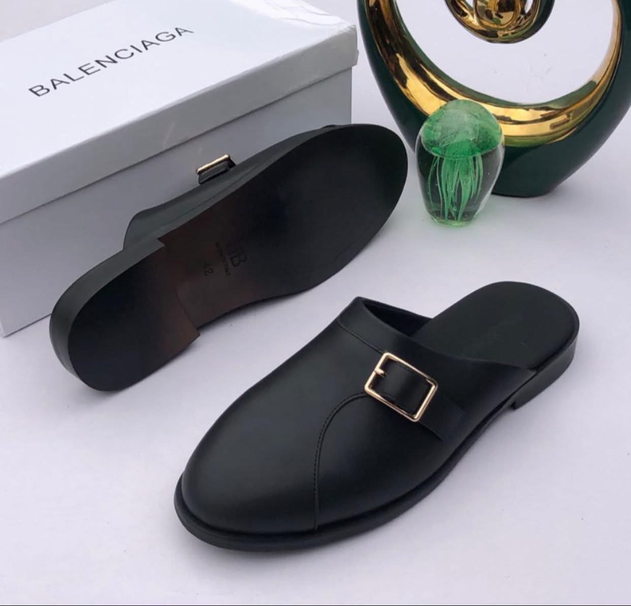 Mens slip – on sandals