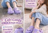 Deluxe footwear Ladies crocs shoes with premium quality